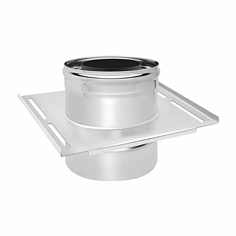 Площадка монтажная d115/200мм нерж 0,8мм