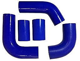 Патрубок радиатора УАЗ кт5шт 100л/с силикон CARUM