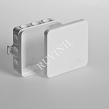 Короб распред 100х100х35 12входов белый ТУСО