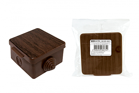 Короб распред 65х65х50 4входа IP54 бук TDM