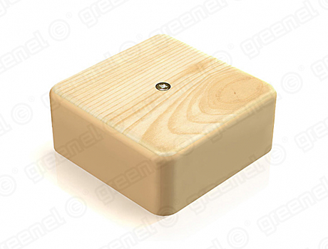 Короб распред 75х75х28 IP40 сосна Greenel