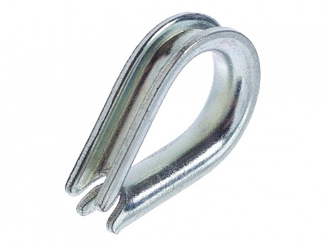 Коуш д/стальных тросов 4мм