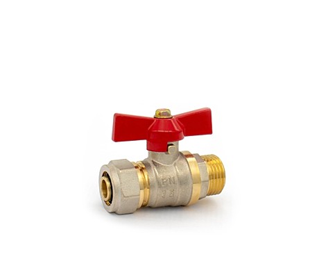 Кран м/п шаровой 16х1/2