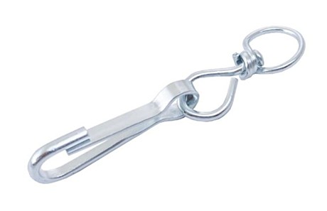 Карабин с вертлюгом 90мм