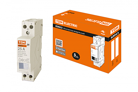 Контактор модульный TDM 25А 2NO 230B