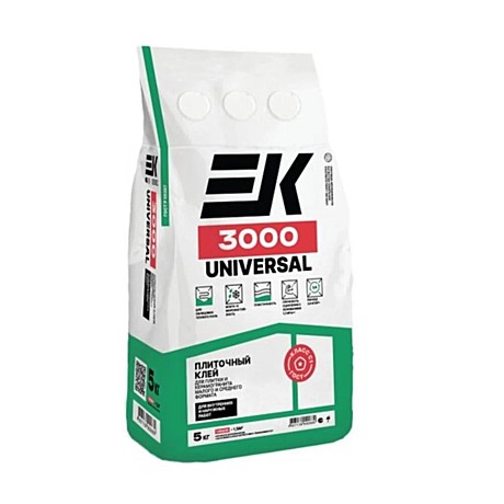 Клей ЕК3000 UNIVERSAL для плитки и керамогранита 5кг