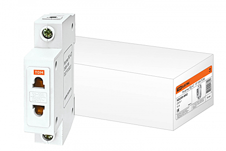 Розетка на Din рейку TDM 1Р 10А РД-47 