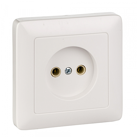 Розетка Schneider Хит 1-м СУ белая