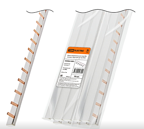 Шина соединит TDM 1ф 1000мм штырь