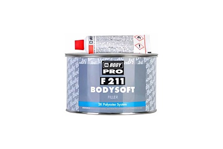 Шпатлевка BODY Soft F211 светло-желтая (0,9кг)