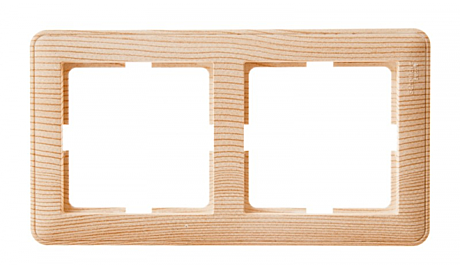 Рамка 2 места Schneider Wessen сосна