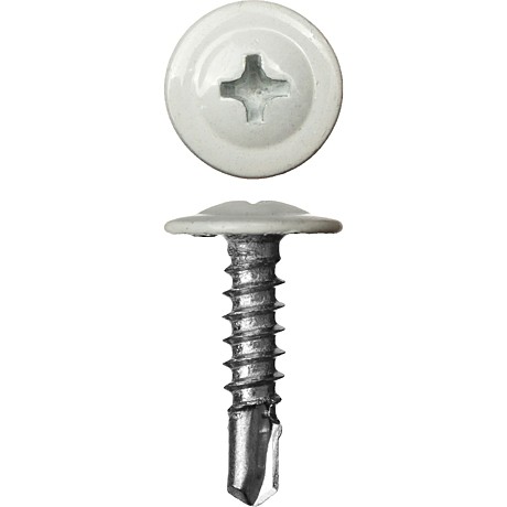 Саморез 4,2х19 сверло белый