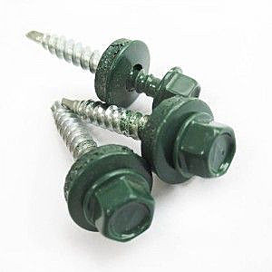 Саморез кровельн 4,8х50 темно-зеленый