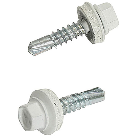 Саморез кровельн 5,5х19 белый
