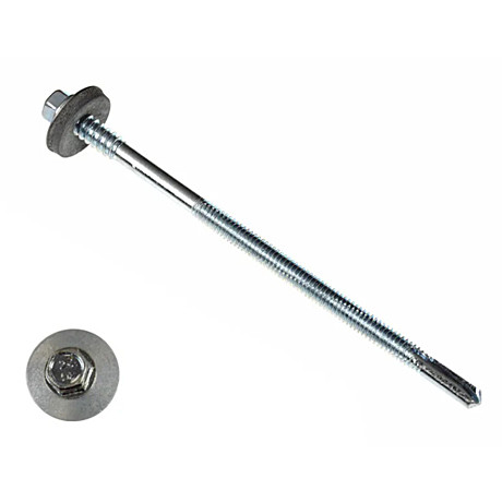 Саморез кровельн 6,3х100 оцинк