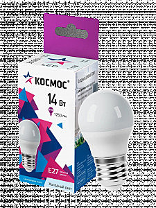 Лампа LED Космос Шар 14Вт-Е27-6500К