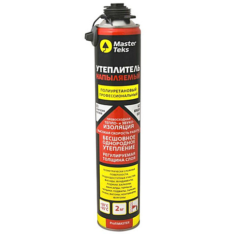 Утеплитель напыляемый masterteks profimaster